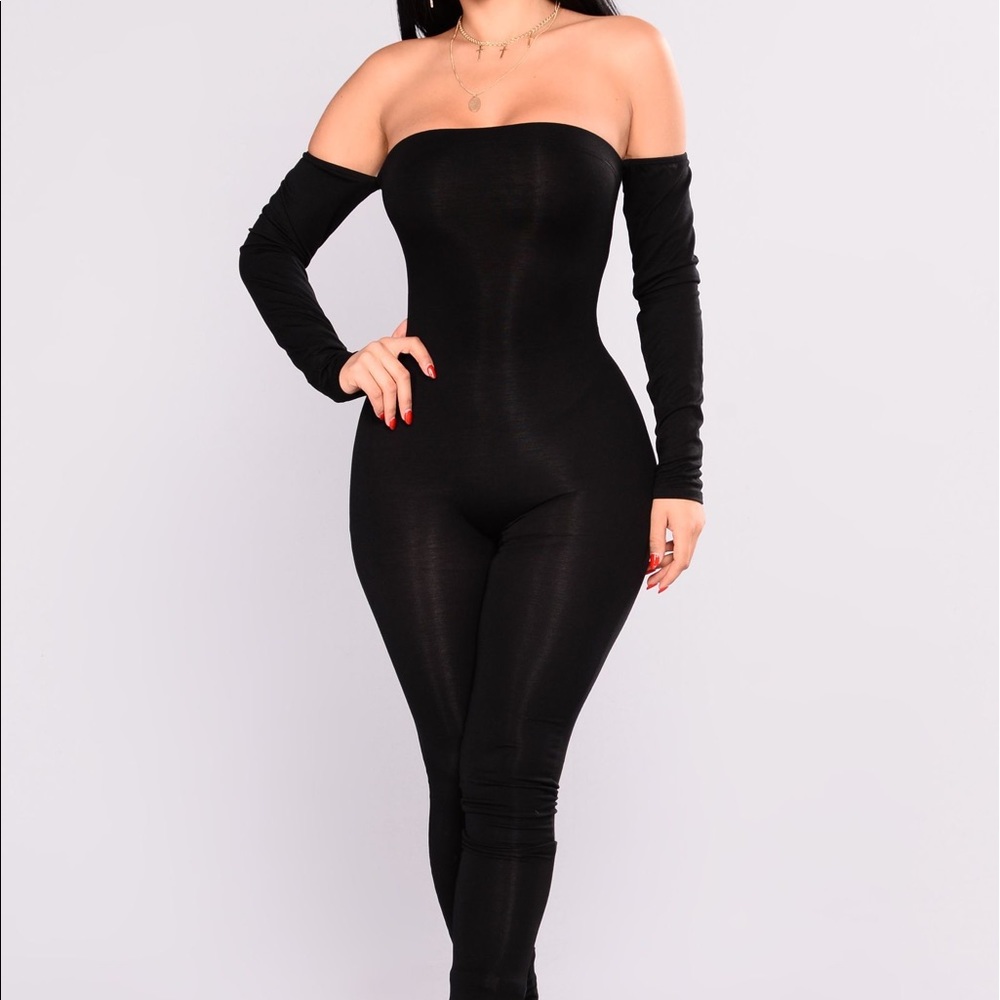 Fashion Nova Soothe Off Shoulder Jumpsuit